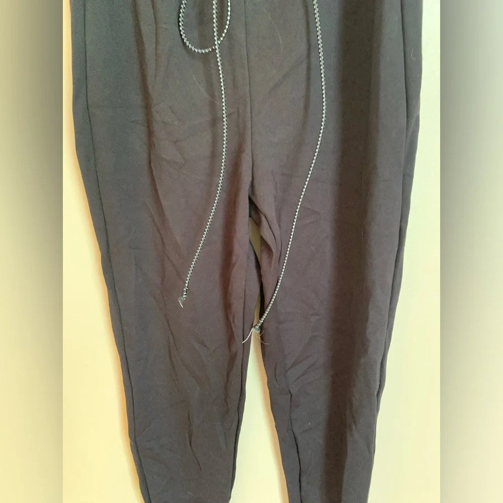 KimCine Curve Corset Jumpsuit, black, leather straps buckles goth size s/m - Picture 3 of 6